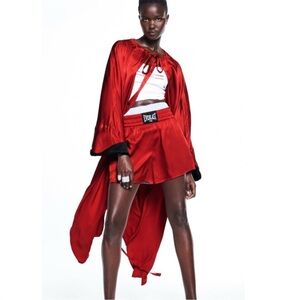 Zara Everlast Collab - cape & shorts size Large NWT